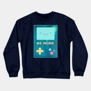 Bmo Be more Adventure Time Space Galaxy Stars Aurora Crewneck Sweatshirt